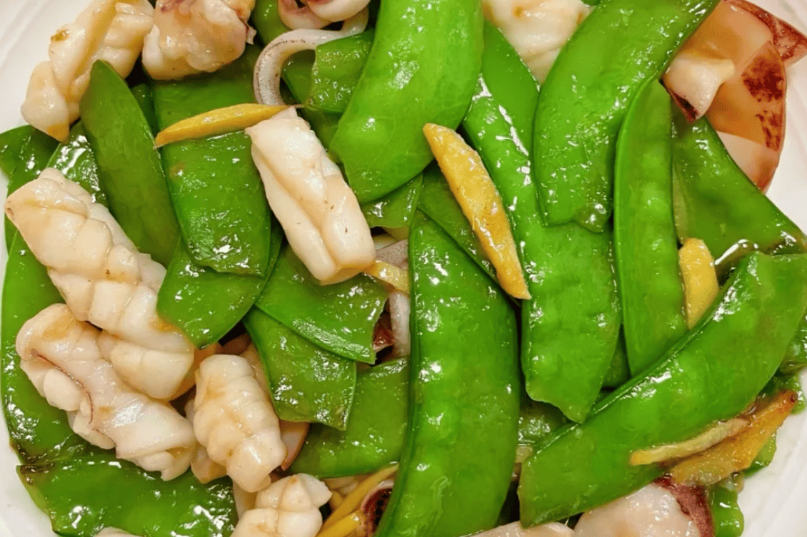 荷兰豆炒鲜鱿鱼：脆嫩弹牙的家常快手菜