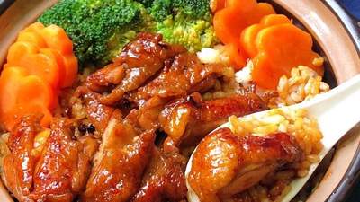 鲜香浓郁照烧鸡腿饭，十分钟搞定治愈单人餐