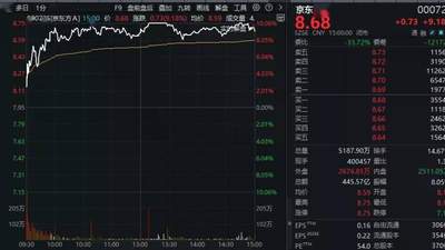 一个多月股价翻倍！000725，收官日拿下第一