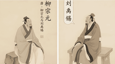 同砚席共探诗文又同赴仕途风波 刘禹锡柳宗元的情谊里藏着跨越职场的暖心陪伴