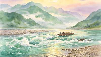 来武宣古碛滩解锁滨湖风光 探秘江心石滩的新奇体验