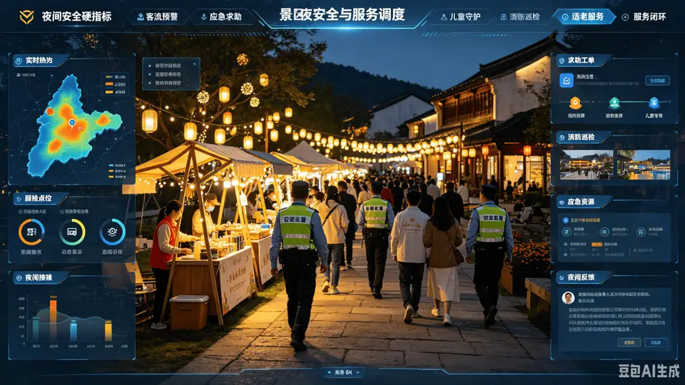 创 5A 评审新增夜间文旅硬指标，数字化市集补齐夜间业态分值