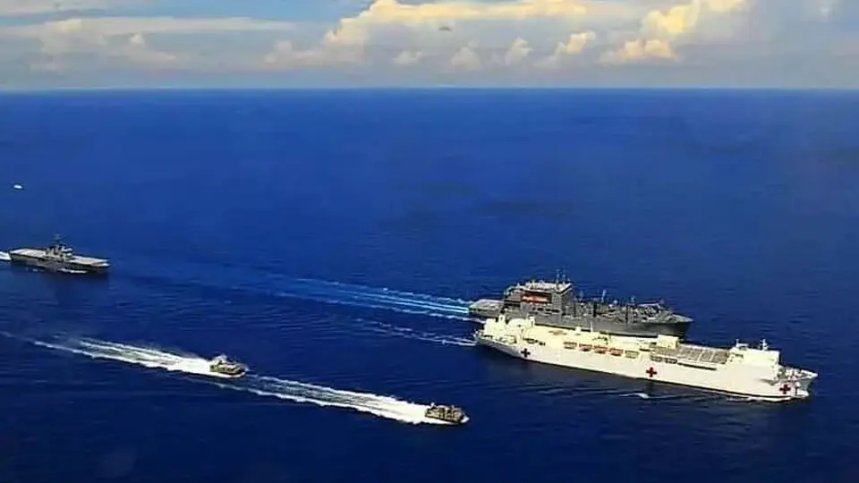 多国外籍海警巡逻船亮相南海 美借菲律宾撑场玩新花样
