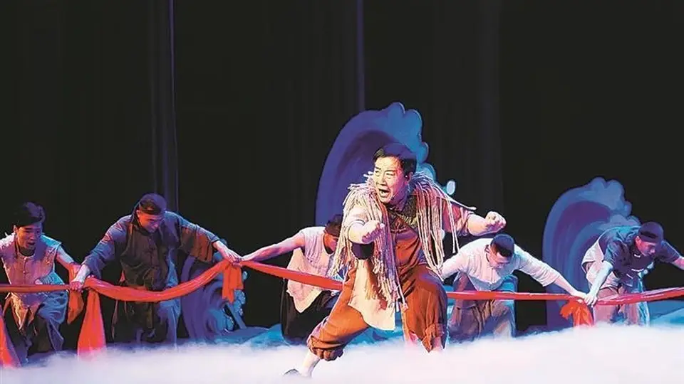 长海号子唱响全国文明乡风大会 大连非遗从海岛走向舞台