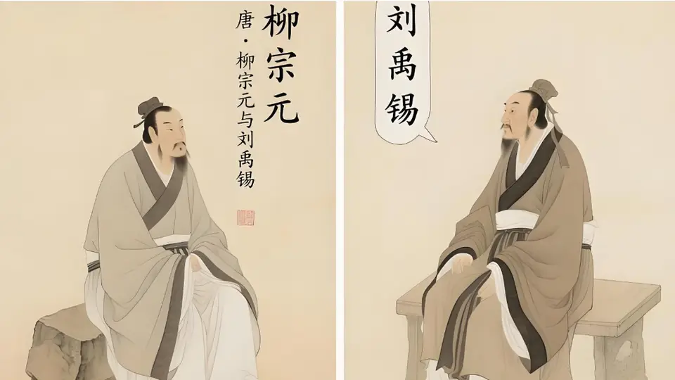 同砚席共探诗文又同赴仕途风波 刘禹锡柳宗元的情谊里藏着跨越职场的暖心陪伴