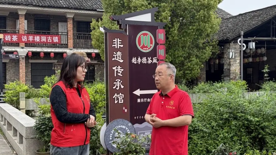 湖北赤壁：非遗技艺遇志愿活力 茶乡研学体验别样生动