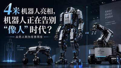4米机器人亮相，机器人正在告别“像人”时代？