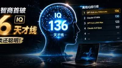 GPT-5.6智商首破130天才线！比99%人类聪明