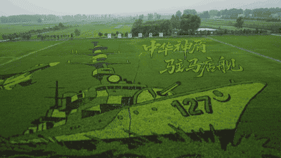 河南确山留庄稻田画进入最佳观赏期 多元农文旅活动引得游客沉浸式体验田园风光