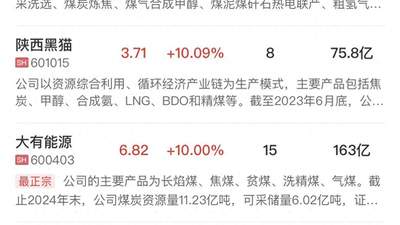 午报科创50指数跌超6%，全市场超4900股飘绿，煤炭板块逆势走强