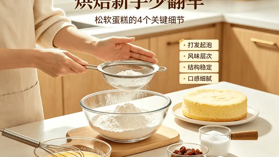 4个烘焙隐藏技巧，轻松告别蛋糕翻车