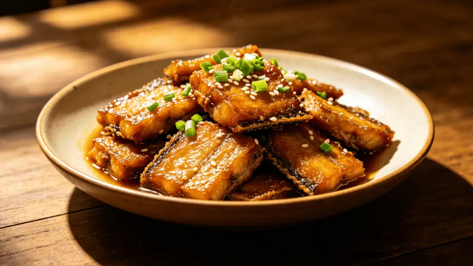 别再只用青鱼做苏式爆鱼!带鱼版本鲜到上头,酸甜卤汁浸透酥鱼肉,下酒下饭一绝