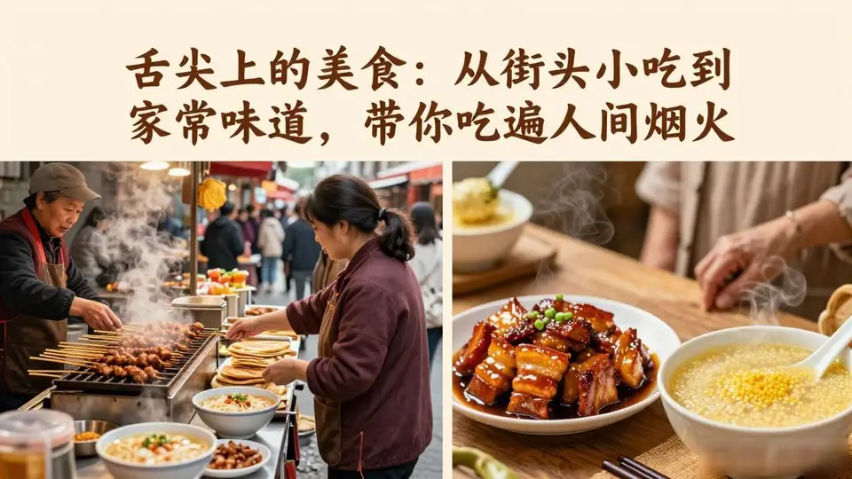 舌尖上的美食：从街头小吃到家常味道，带你吃遍人间烟火
