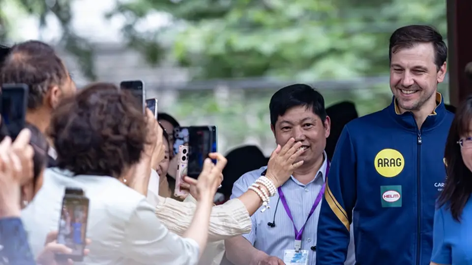 乒坛传奇波尔重返“第二故乡”，续写二十载中国缘