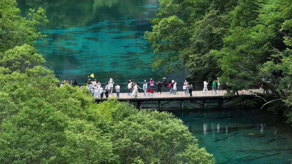 网传九寨沟湖水靠颜料染色？纯属虚假谣言
