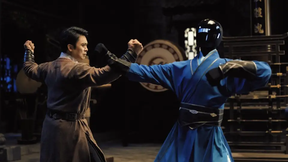和武侠明星真人对打见招拆招！智元全球首个机器人武侠IP秀出真本事