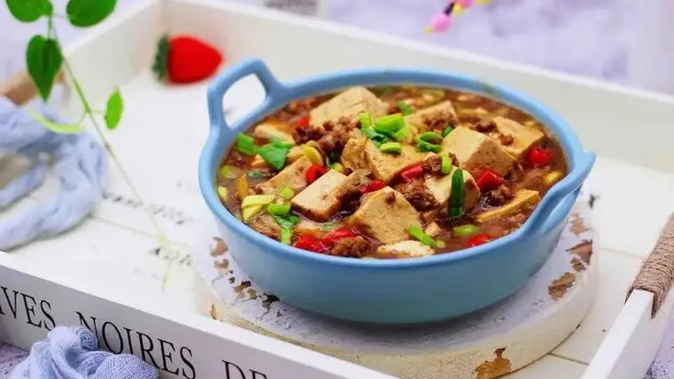 每日一菜 | 肉末豆腐，营养好吃