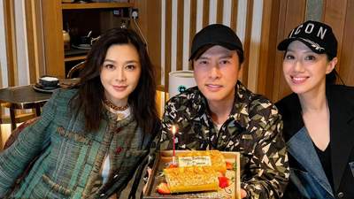 甄子丹63岁生日会热闹开趴 关之琳惊喜现身引全场尖叫