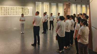 绥棱县举办廉洁文化艺术精品展
