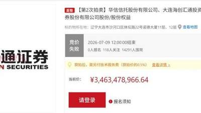 折价仍遇冷！大通证券51.59%股权二度流拍