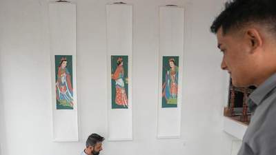 “兰亭雅集——当代中国书画作品海外展”在尼泊尔举行