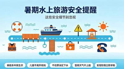 这个暑期海上游玩多留心 安全活动里解锁专属防护指南