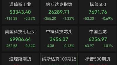 闪迪暴跌超9%，美股存储芯片重挫