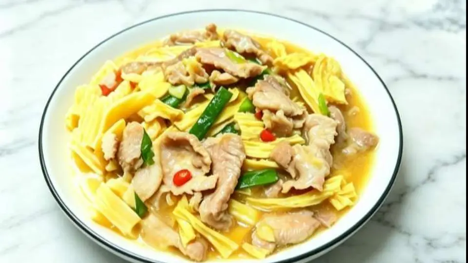 下班就爱自己动手焖一锅！腐竹配酱香肉，连汤拌饭都香到舔碗，看完步骤你也能做