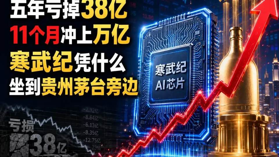 五年亏掉38亿的公司，11个月冲上万亿：寒武纪凭什么坐到贵州茅台旁边