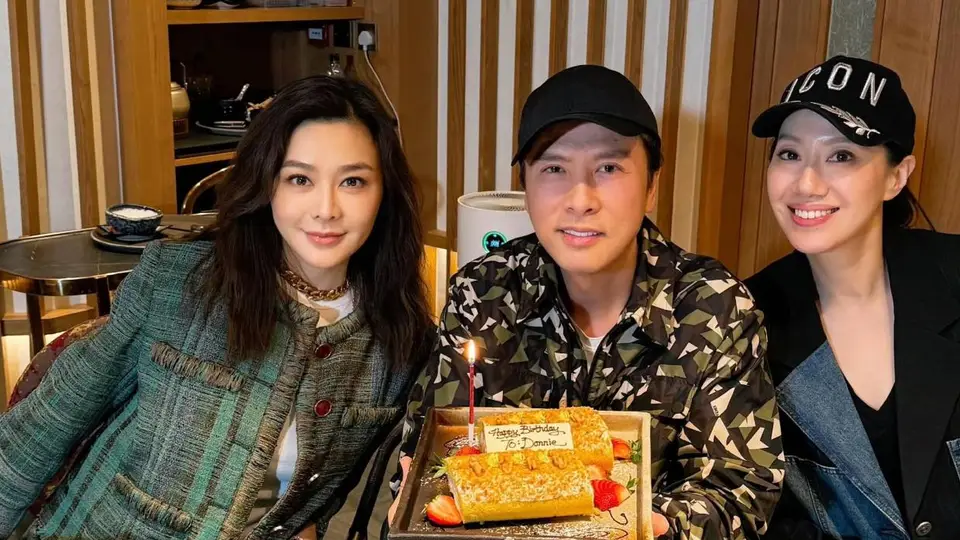 甄子丹63岁生日会热闹开趴 关之琳惊喜现身引全场尖叫