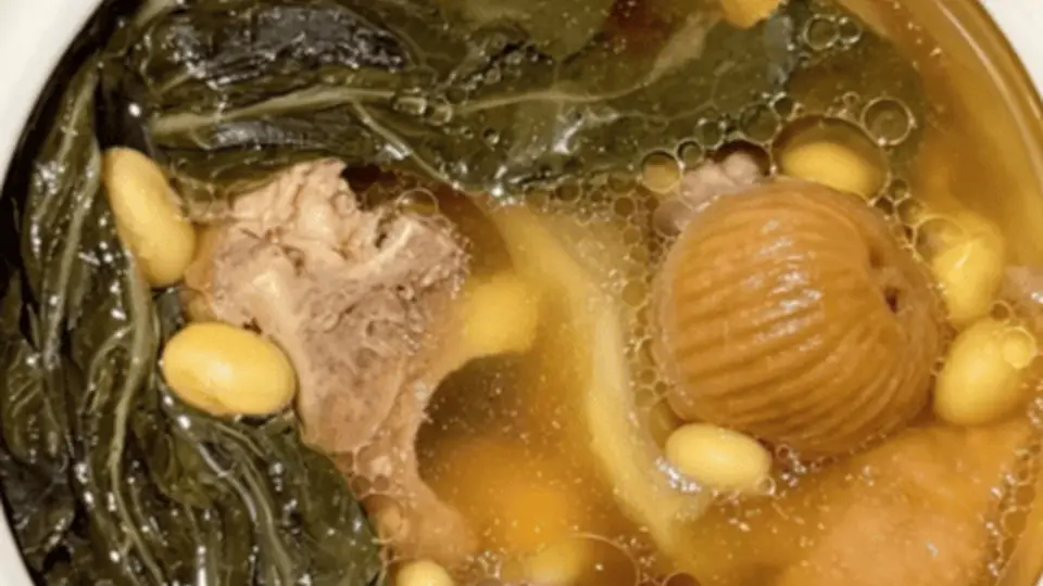 菜干排骨汤,菜干下锅先后影响汤的清浊