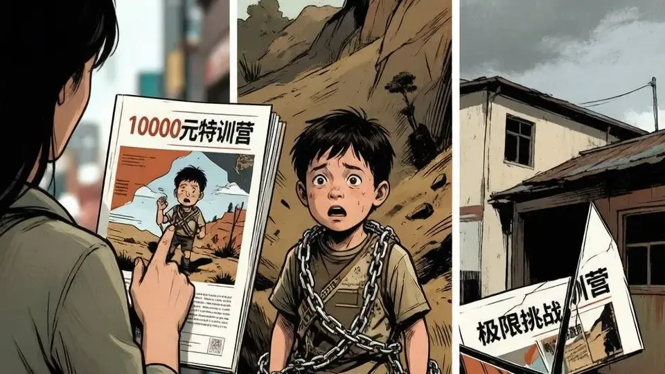 "花钱买苦"暑期万元吃苦夏令营：消费苦难，正在悄悄扭曲孩子的价值观