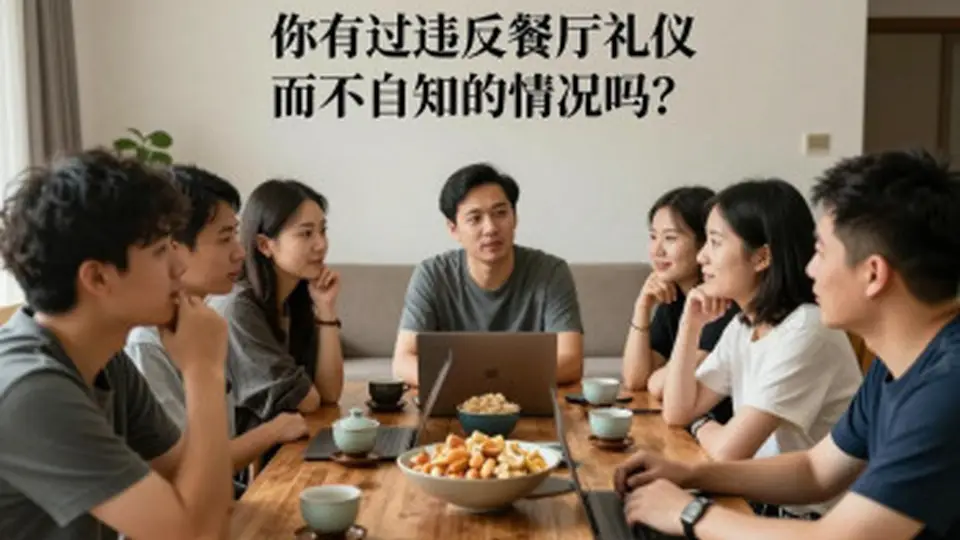 你有过违反餐厅礼仪而不自知的情况吗？网友：这种不是旅游景点的寺庙的规矩还是真有意思