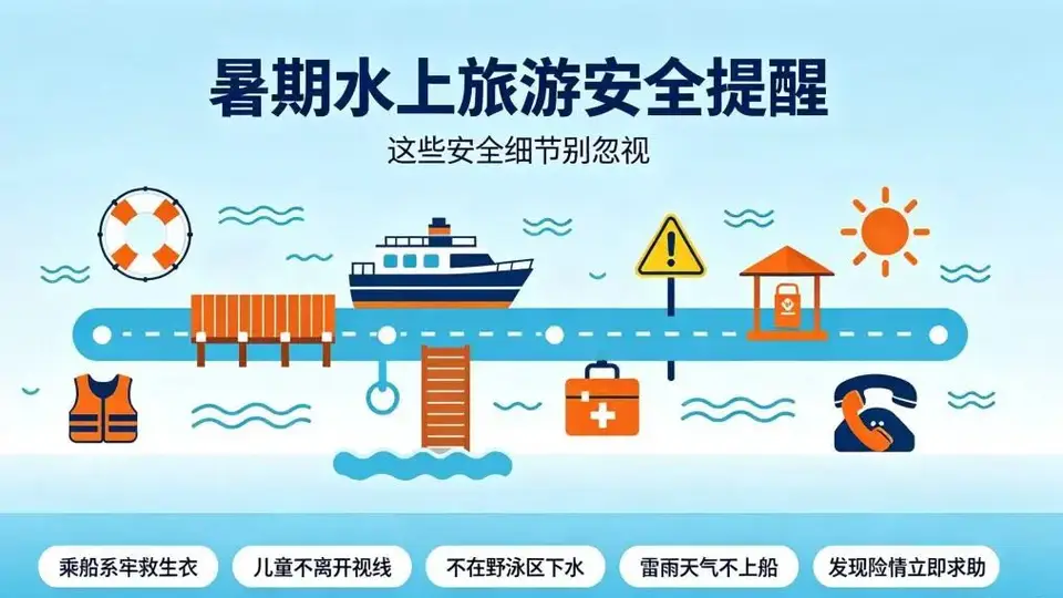 这个暑期海上游玩多留心 安全活动里解锁专属防护指南