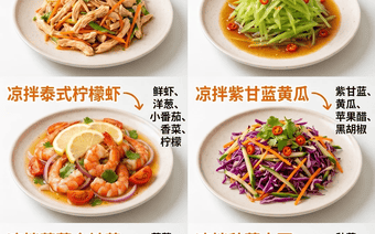 夏天晚餐试试这六道低卡凉拌菜