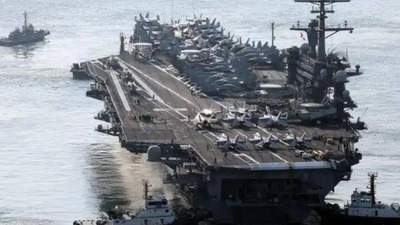 近在南海的中美航母博弈 空警-600电磁弹射升空为中方作战体系添战力buff