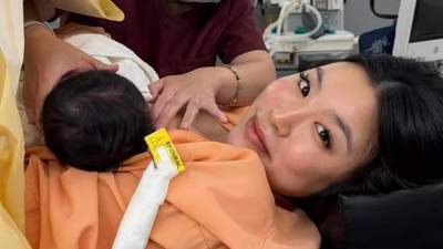 高以翔生前女友Bella官宣生子!大方晒产房照,产后妆容惊艳