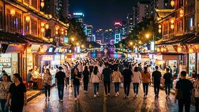 暑期过半夜游却刚开场 城市夜游街区如何撬动夜经济