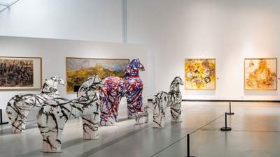 宁波艺术家王之琛、林海勇作品在舟山展出