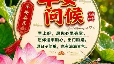 每天早上，都有美好的祝愿