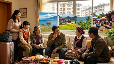 逛云南州县沉浸式体验街头烟火，堂哥一家参与当地日常后感叹通透生活太动人