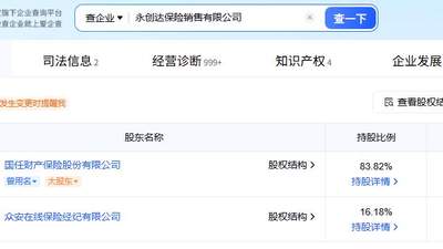 7月31日深圳金融监管局许可落地 看国任财险控股的永创达保险销售迎来新董事长