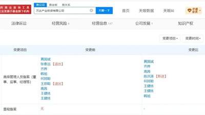 万达产业投资公司高管调整引关注 王思聪卸任董事法定代表人仍为其父王健林