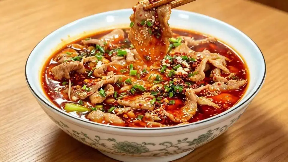 饭店水煮肉片为啥好吃？诀窍全在这，肉片滑嫩不柴超入味，开胃下饭，真香