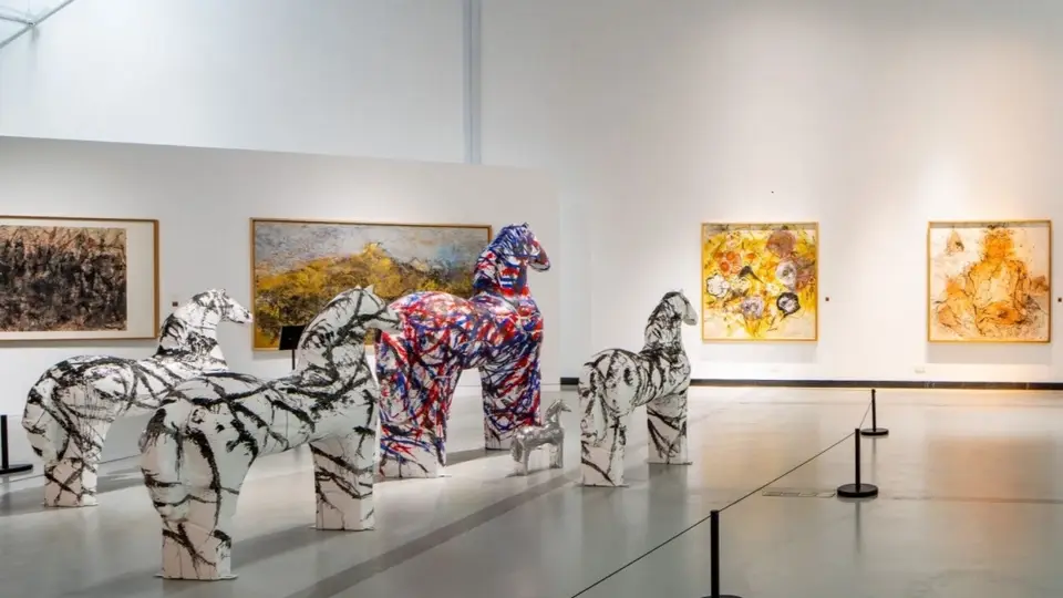 宁波艺术家王之琛、林海勇作品在舟山展出