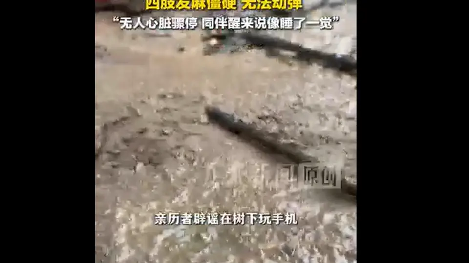 五台山遇雷击事件亲历者发声:当时全员在换雨衣,网传树下玩手机不实,五人触电后昏迷十余分钟