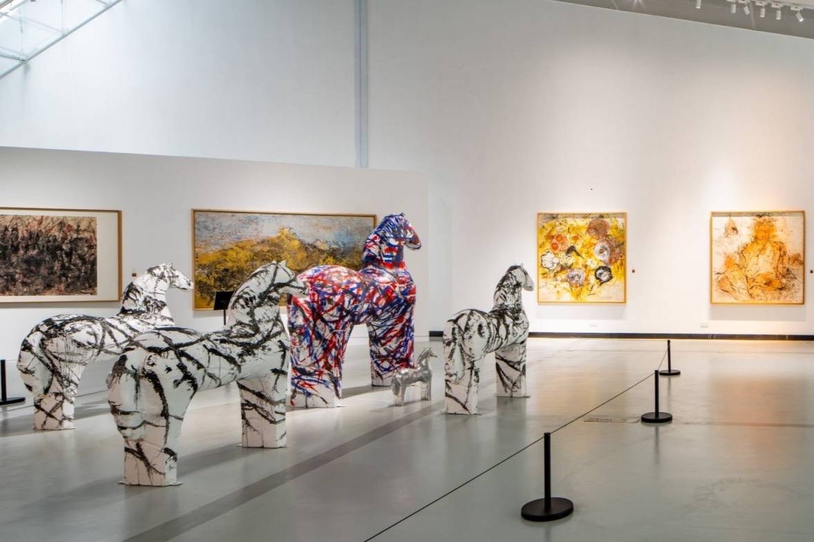 宁波艺术家王之琛、林海勇作品在舟山展出