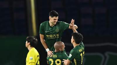中超-米特里策传射陶强龙替补绝杀 浙江3-2海牛