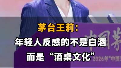 【茅台王莉：年轻人反感的不是白酒，而是“酒桌文化”】