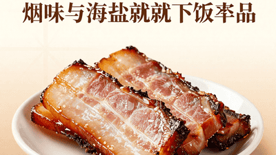 湘西腊肉×海南咸鱼：烟熏与海盐的风味对谈，腊味合蒸成就下饭神器
